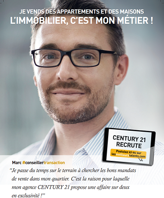 Recrutement agence immobilière Carquefou Century 21