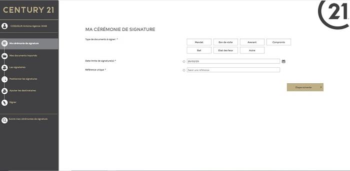 la signature électronique dans votre agence immobilière Century 21 CAI de Carquefou